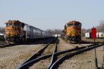 BNSF 6126 (H-TEAEGW 1-17A) and BNSF 5088 (H-TEAPTX 1-18A_ await their crews and departure times